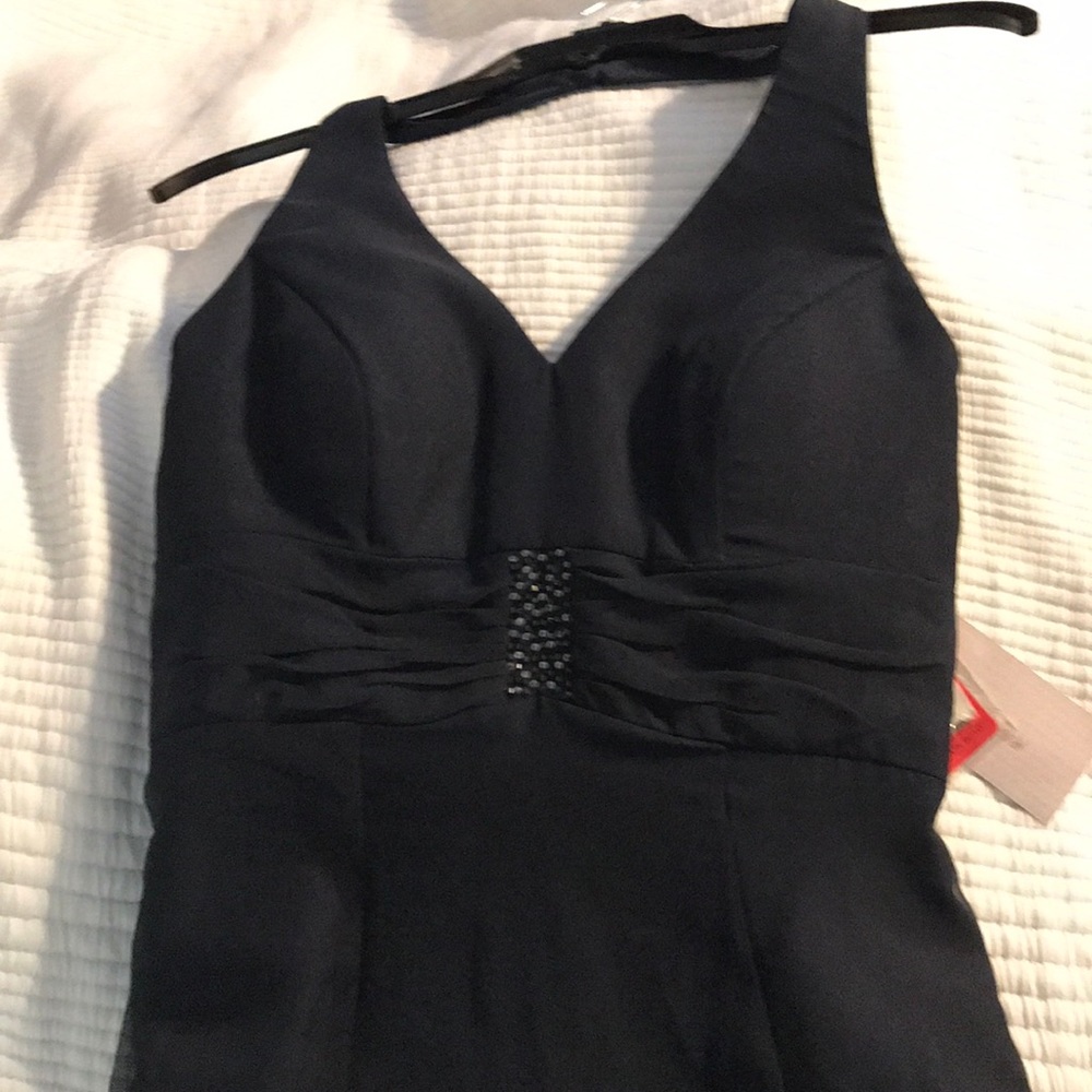 Beautiful Navy Blue dress long size 7 - 8